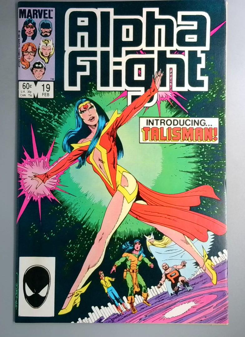 Alpha Flight #19 VF+ 1st Appearance of Talisman Marvel 1985 OE1