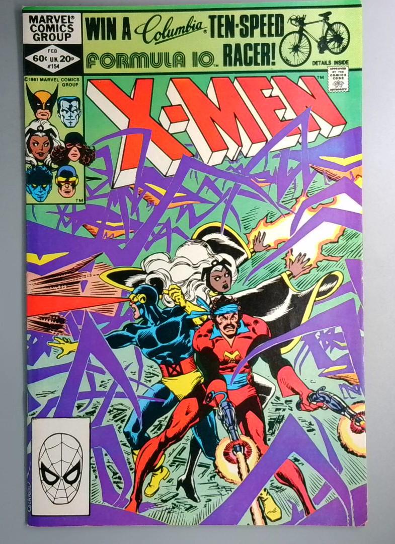 Uncanny X-Men #154 VF+ Appearance of Sidrian Hunters Marvel 1982 OE1