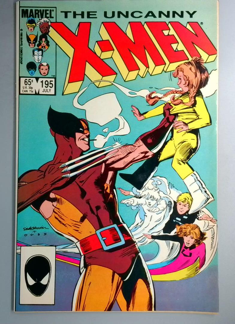 Uncanny X-Men #195 Direct Edition Marvel 1985 OE1