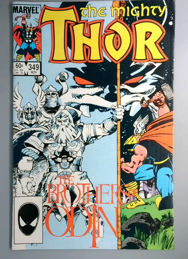 Thor #349 Origin of the Odinforce Marvel 1984 OE1