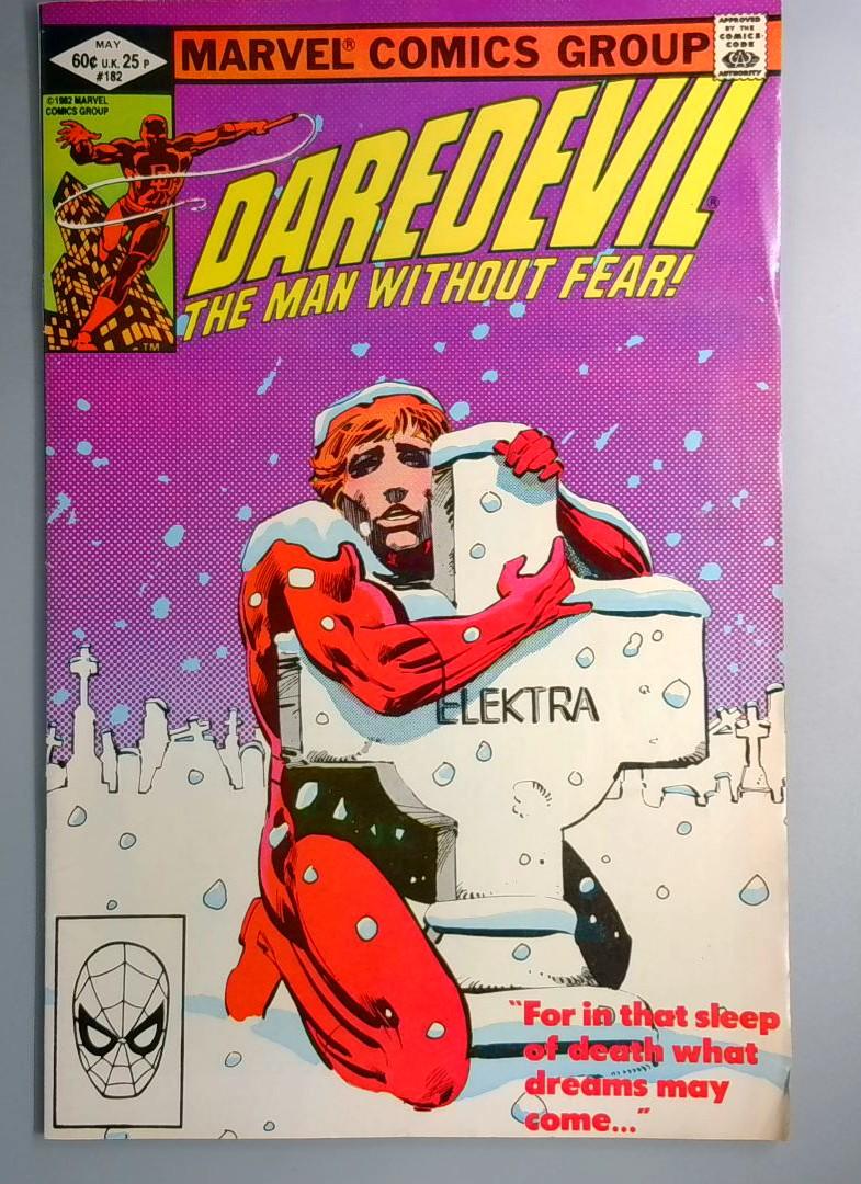 Daredevil #182 Punisher Marvel 1982 OE1