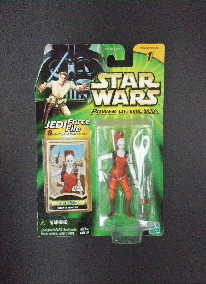 Aurra Sing Star Wars Power of the Jedi Hasbro 2002