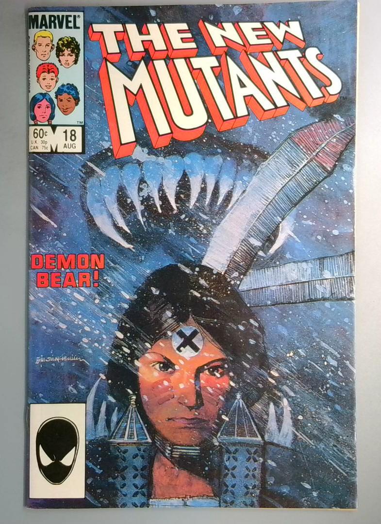 New Mutants #18 VF Marvel 1984 OE1