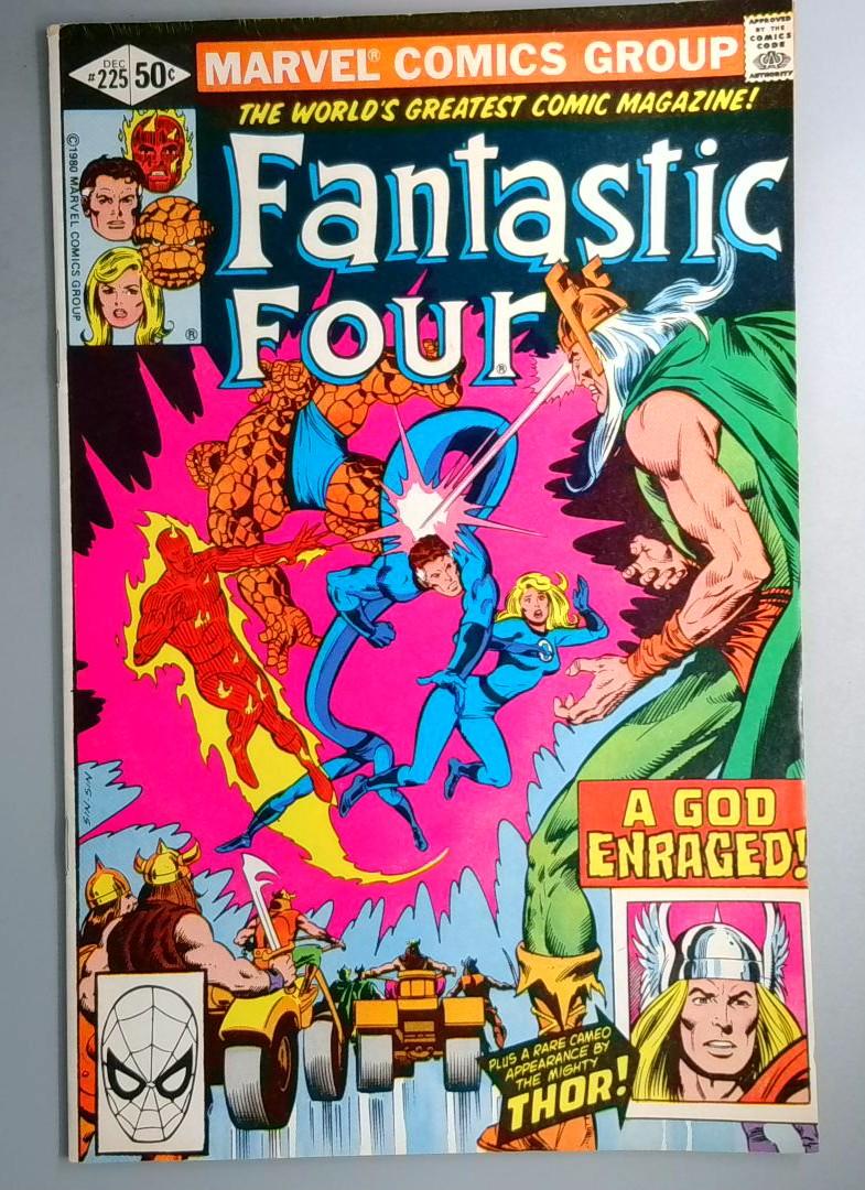 Fantastic Four #225 Thor Marvel 1980 OE1