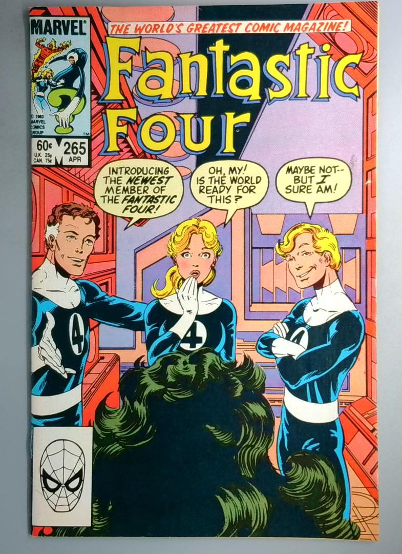 Fantastic Four #265 She-Hulk Joins the Fantastic Four Marvel 1984 OE1