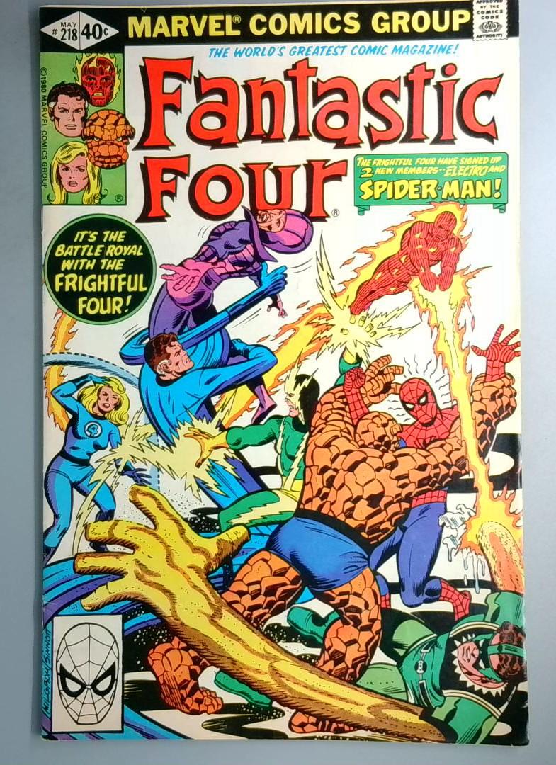 Fantastic Four #218 Direct Edition Marvel 1980 OE1