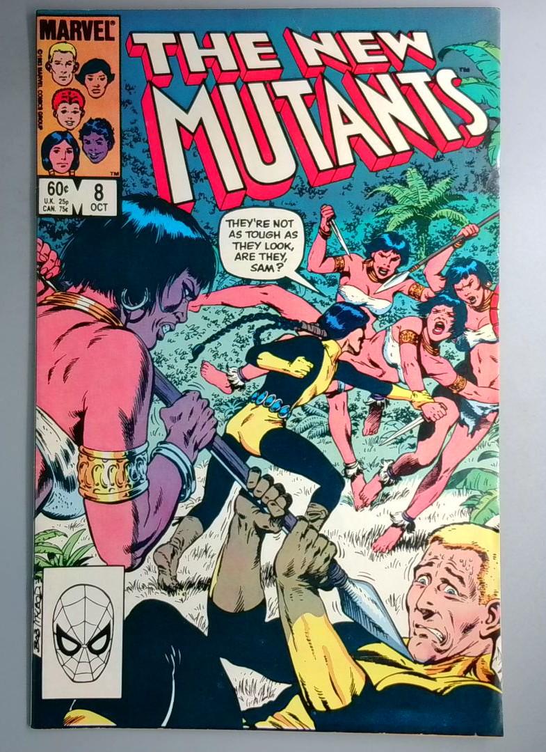 New Mutants #8 1st Magma Marvel October 1983