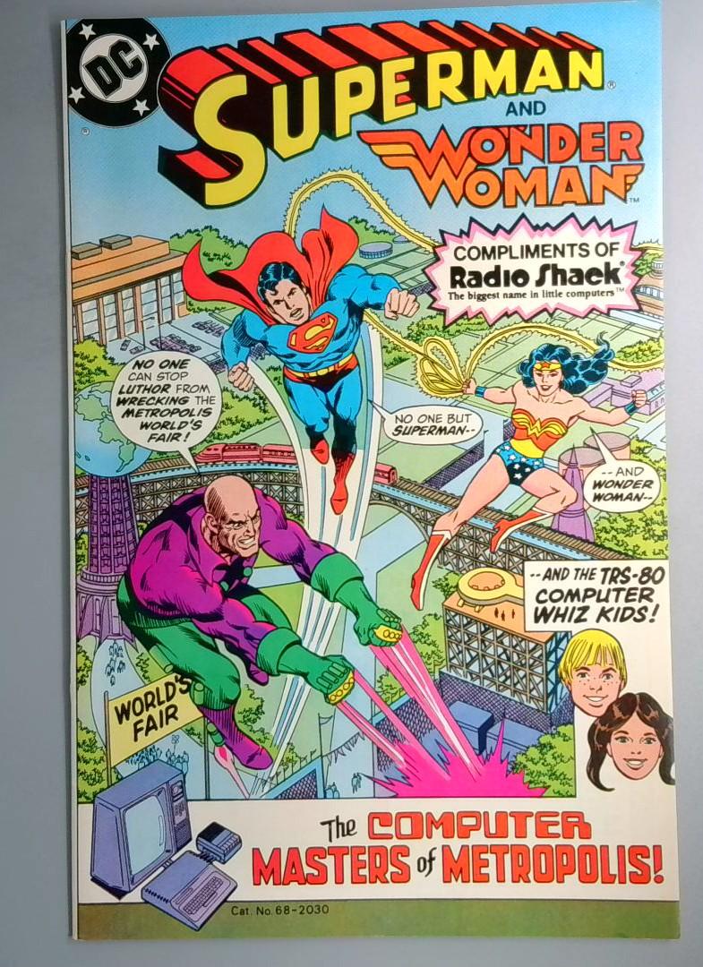 Superman and Wonder Woman Radio Shack VF- DC 1982