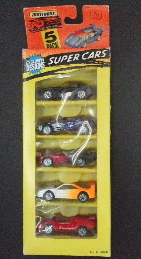Matchbox Super Cars 5 Pack Exclusive Designs