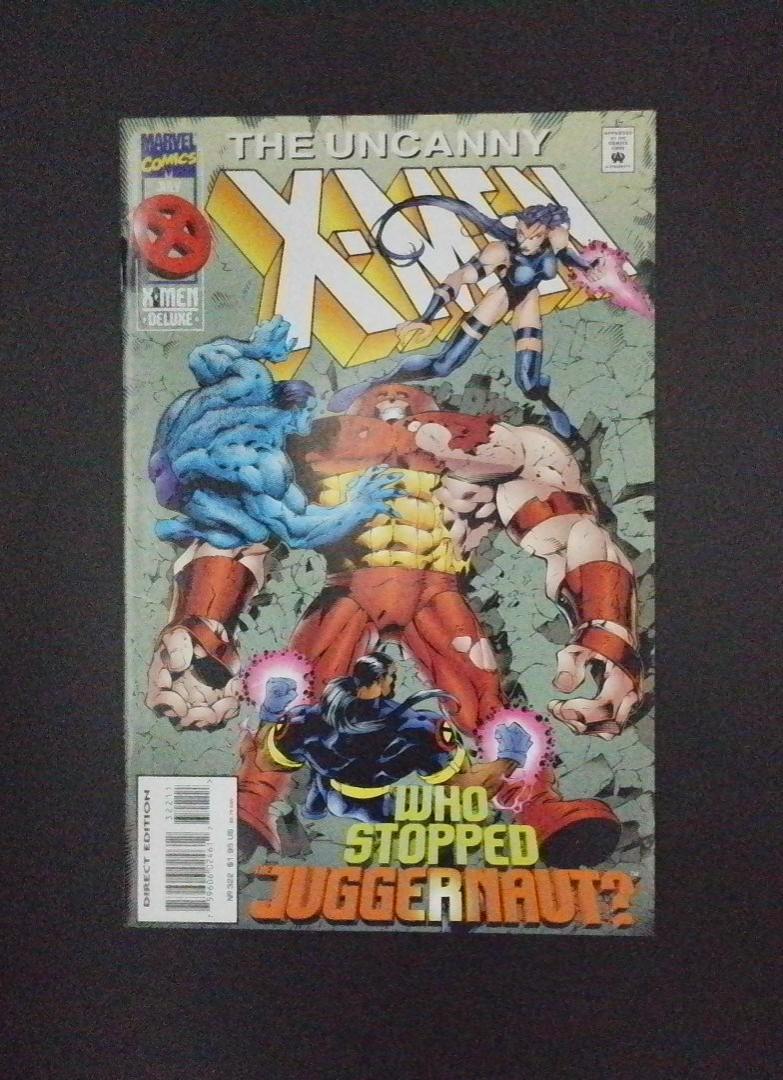 Uncanny X-Men #322 VF+ First Mention of Onslaught Direct Edition Marvel 1995 EK1