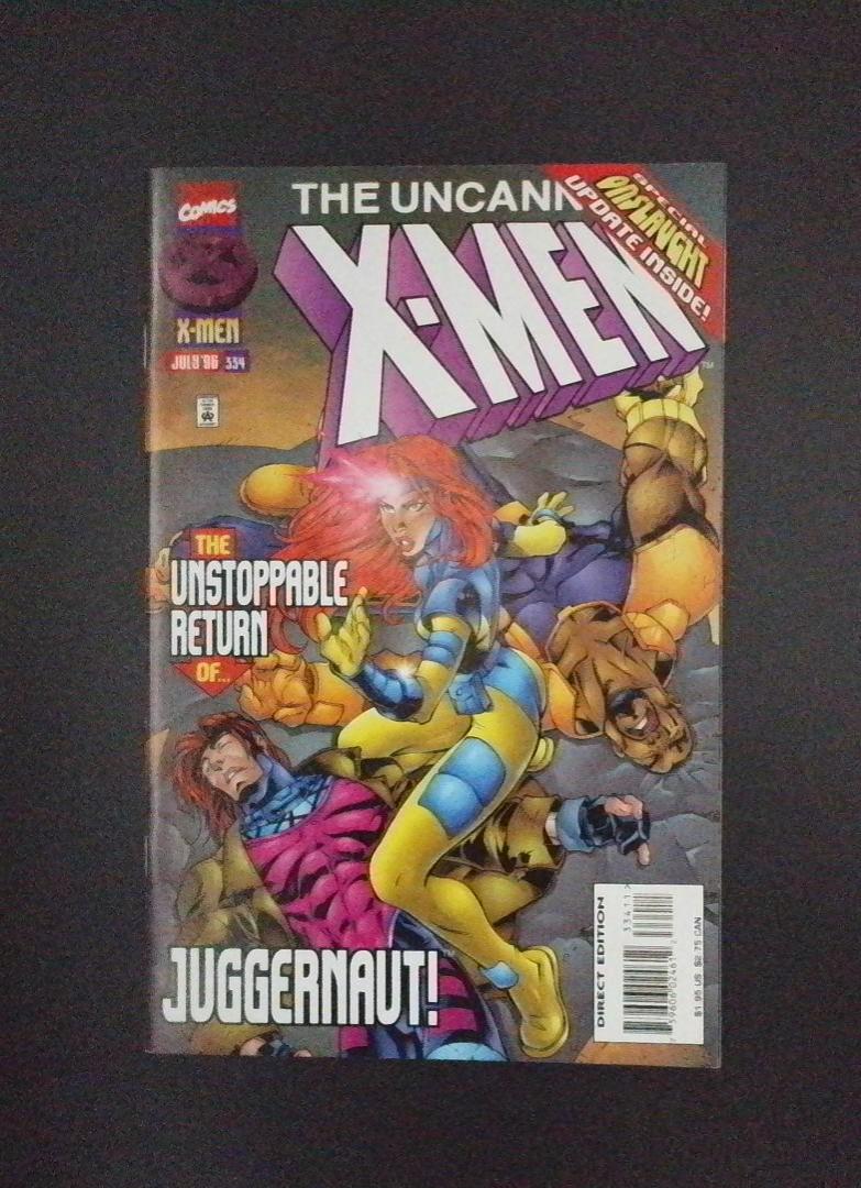 Uncanny X-Men #334 VF Direct Edition Marvel 1996 EK1