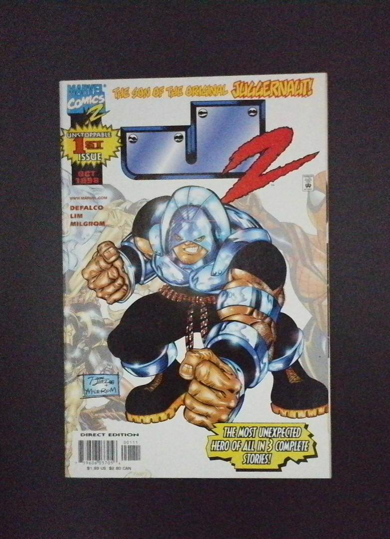 J2: Juggernaut #1 VF/NM 1st Issue Direct Edition Marvel 1998 EK1