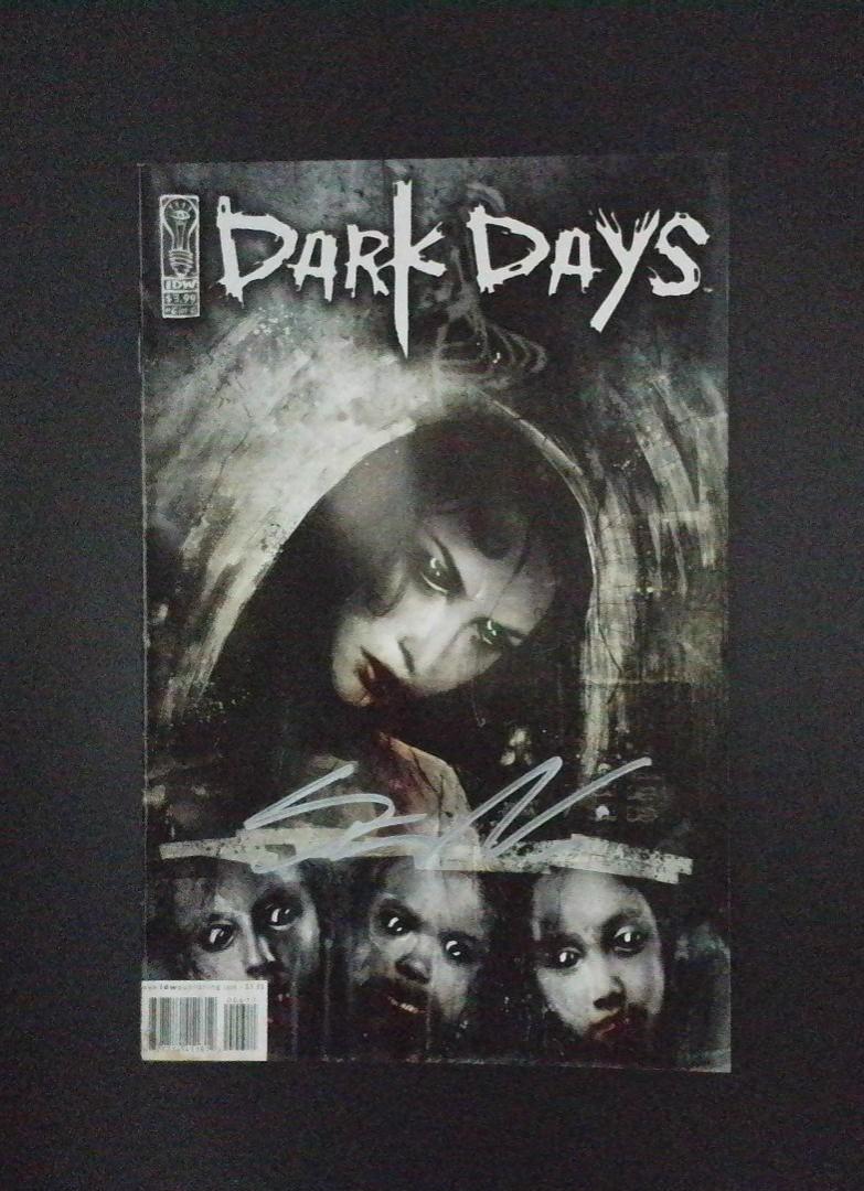 Dark Days #6 Signed by Steven Niles Water Damage on bottom of book IDW 2003 EK1