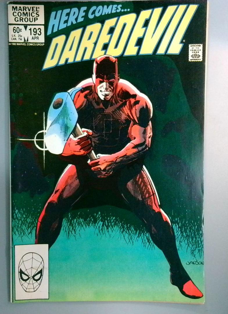 Daredevil #193 1st Appearance of Willow & Akbar Marvel 1983 OE1