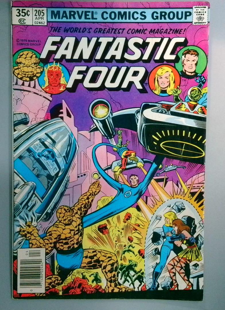 Fantastic Four #205 1st Full Appearance of the Nova Corps Marvel 1979 OE1