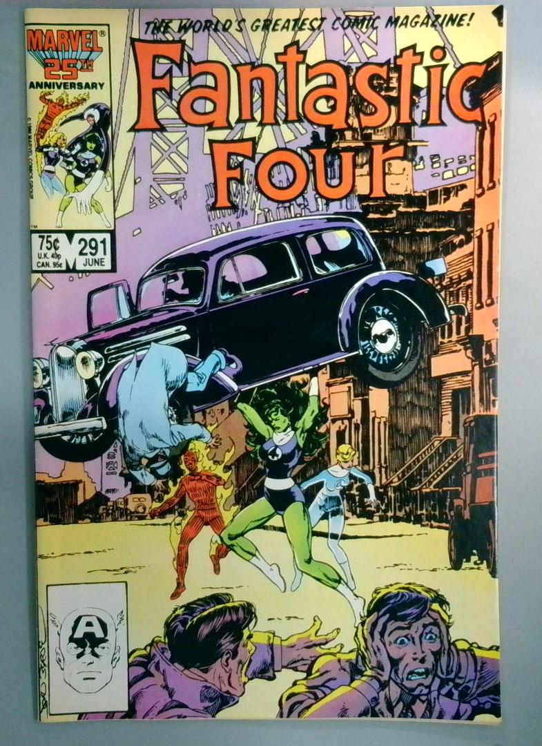 Fantastic Four #291 Action Comics #1 Cover Swipe Marvel 1986 OE1