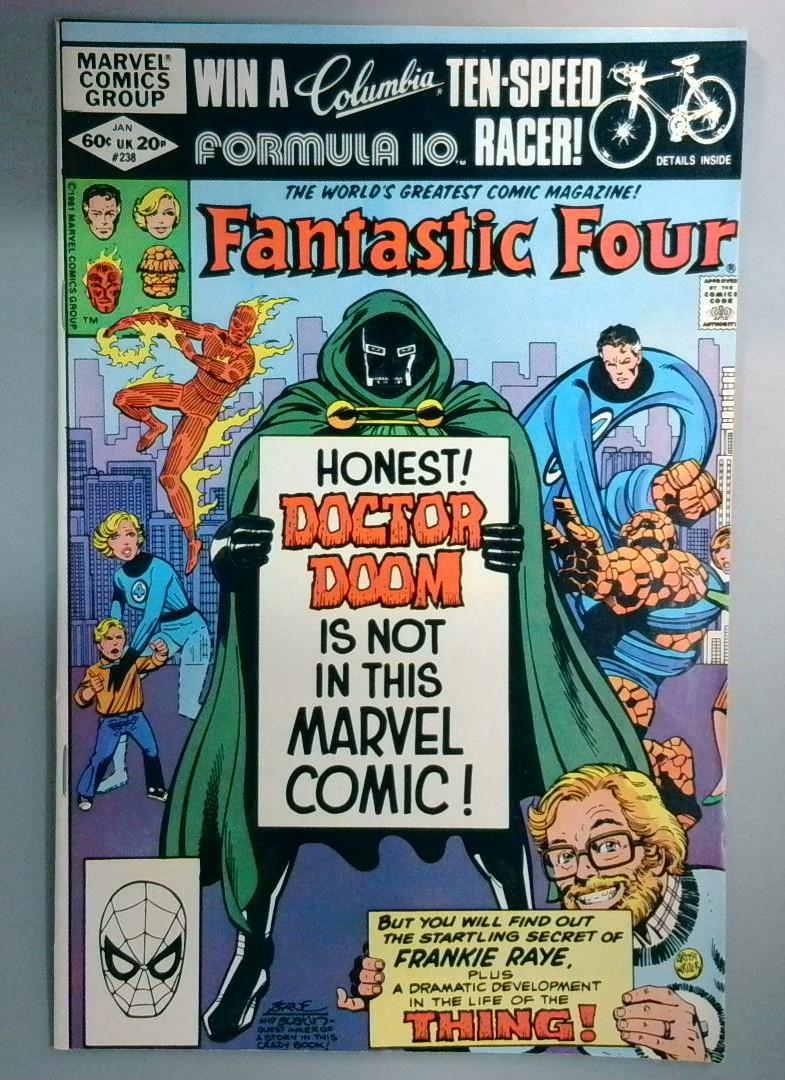 Fantastic Four #238 VF+ 1st Appearance of Aunt Petunia Marvel 1982 OE1
