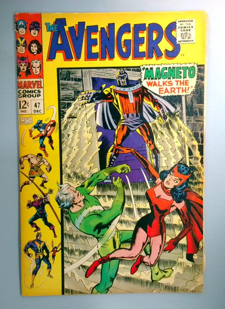 Avengers #47 1st Appearance of Dane Whitman Without Armor VG- Marvel 1967