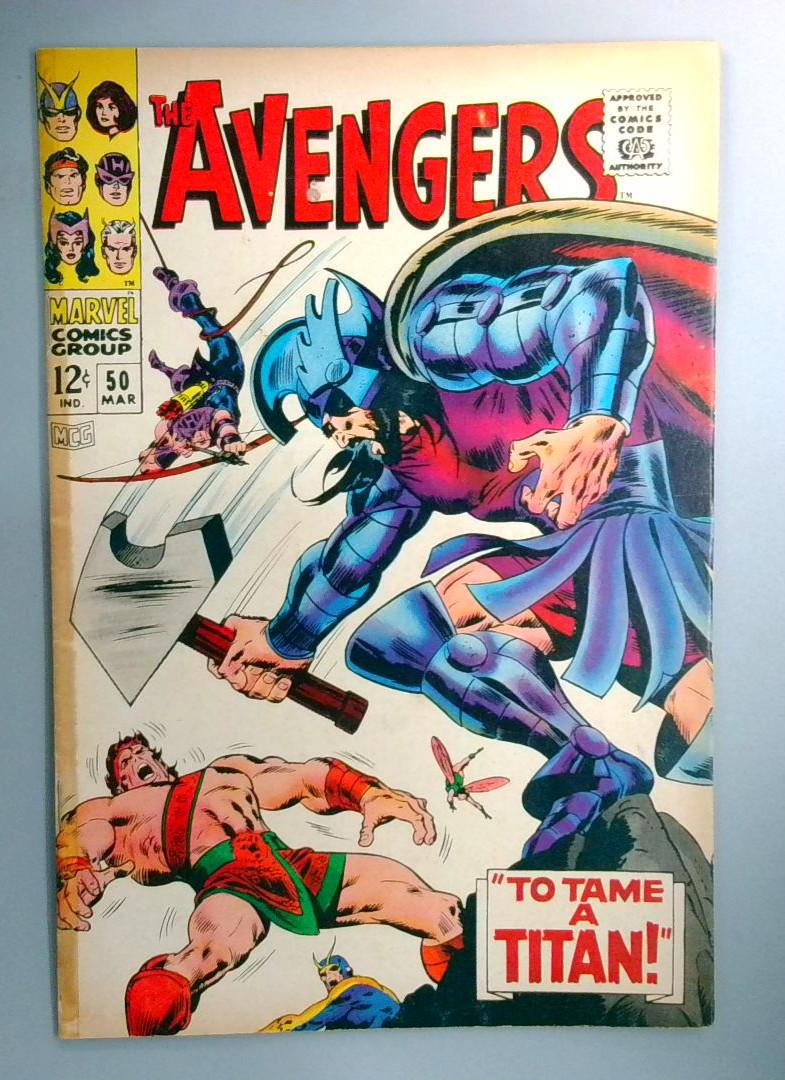 Avengers #50 vg/fn Typhon Marvel 1968