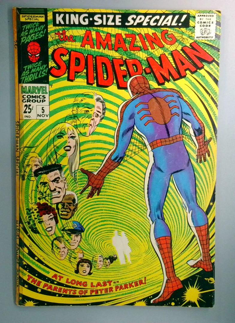 Amazing Spider-Man Annual #5 1st Parker Parents vg/fn Marvel 1968