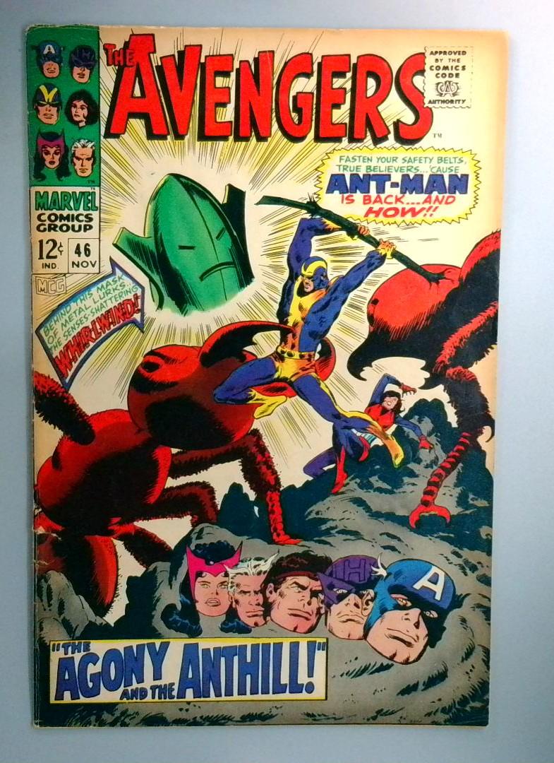 Avengers #46 1st Appearance of Whirlwind David Cannon VG+ Marvel 1967