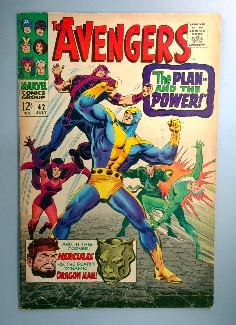 Avengers #42 Team Cover VG+ Marvel 1967