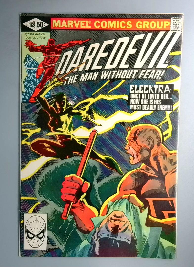 Daredevil #168 VF- 1st Appearance of Elektra Natchios Marvel 1981