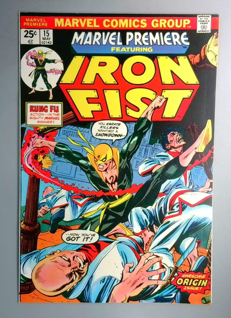 Marvel Premiere #15 NM- 1st Iron Fist (With MVS) Marvel 1974