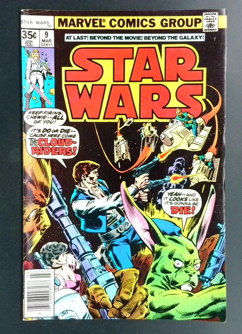 Star Wars #9 FN- Newsstand Marvel 1978