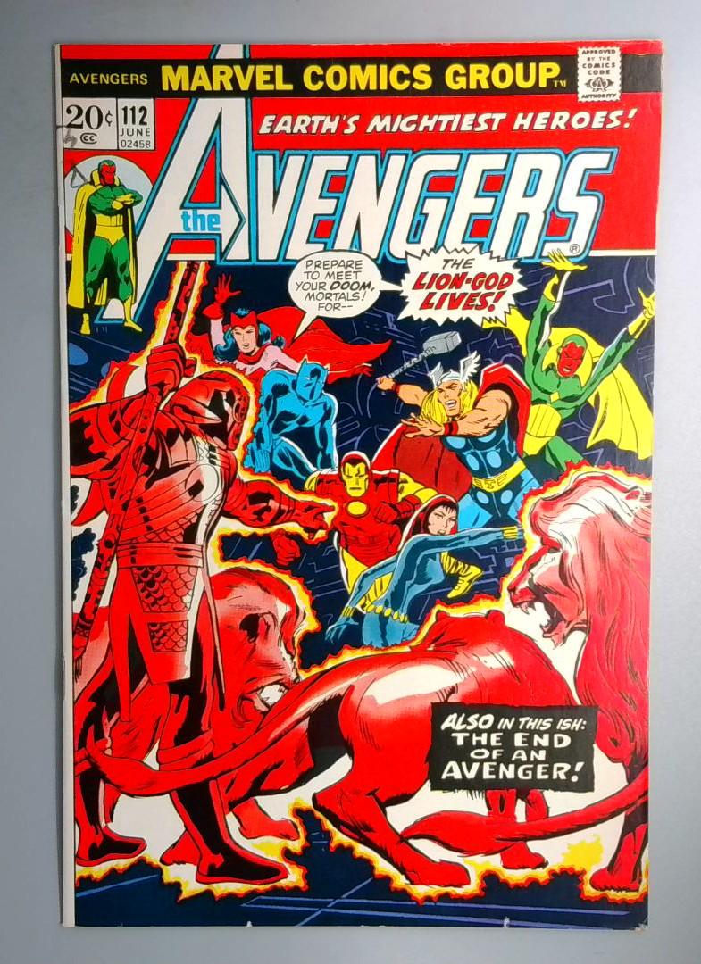 Avengers #112 VF 1st Mantis Marvel Comics 1973