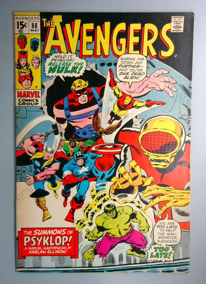 Avengers #88 FN/VF 1st Psyklop Appearance Marvel 1971