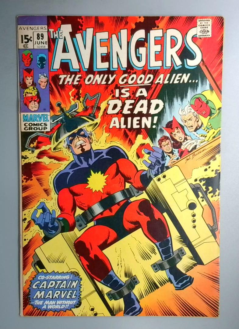 Avengers #89 FN/VF Electrocution Cover Marvel 1971