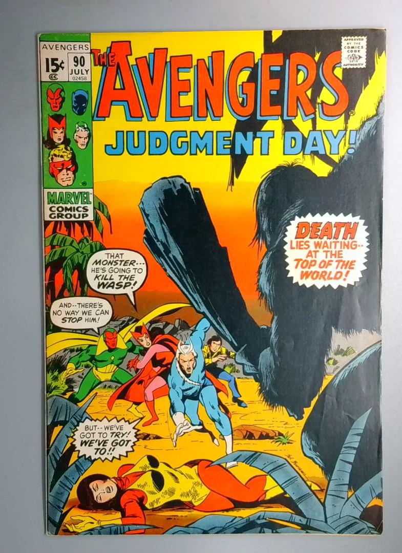 Avengers #90 FN Kree-Skrull War Storyline Marvel 1971