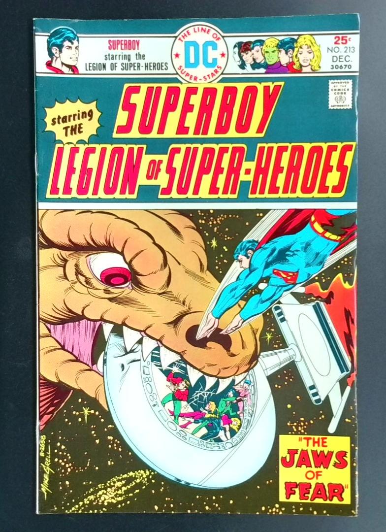 Superboy #213 FN- DC 1975
