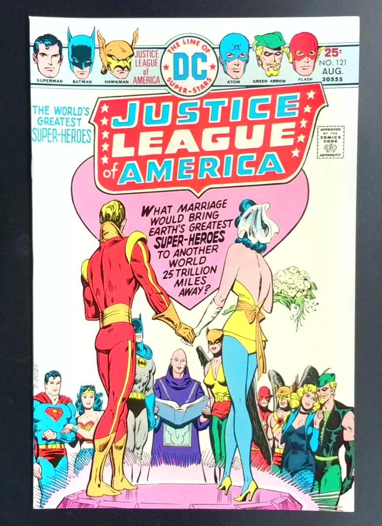 Justice League of America #121 VF- Adam Strange Marries Alanna DC 1975