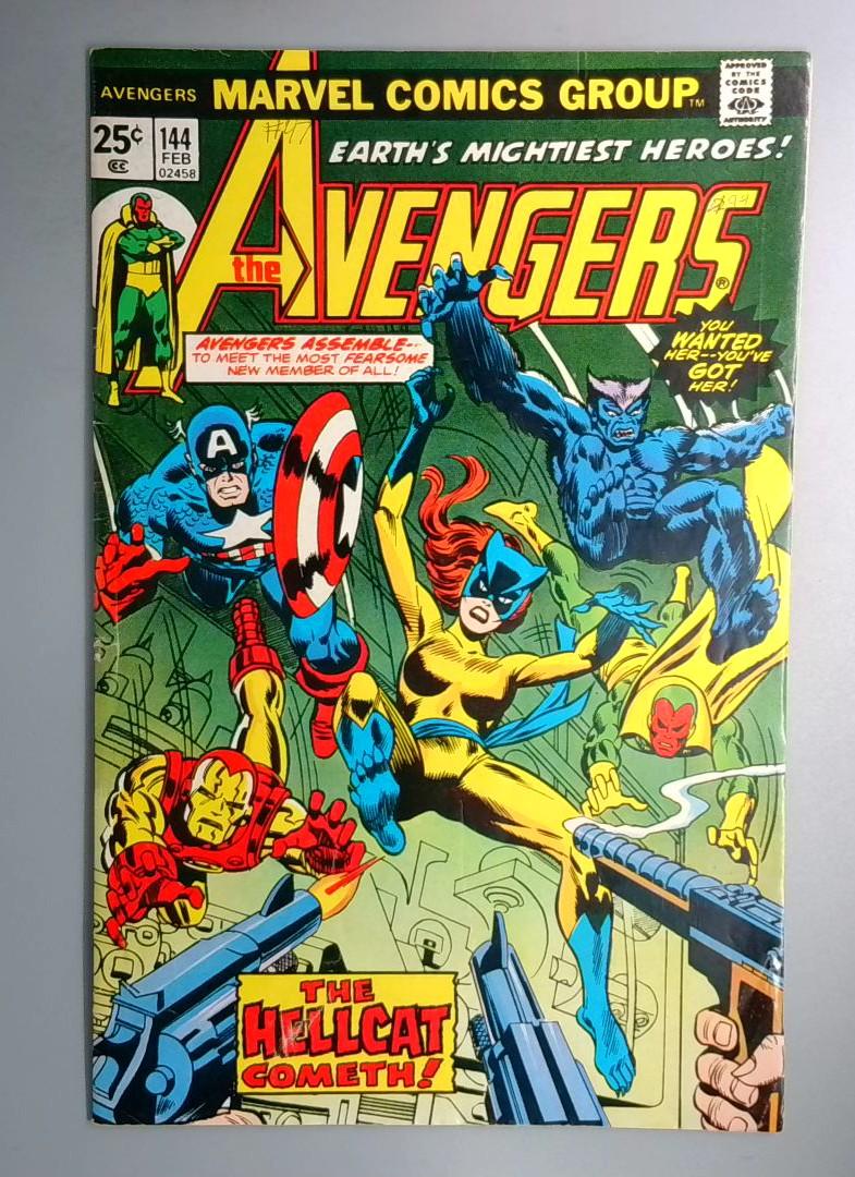 Avengers #144 VG 1st Appearance of Hellcat Marvel 