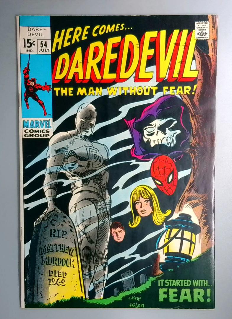 Daredevil #54 1st Appearance of Starr Saxon As Mister Fear Marvel 1969
