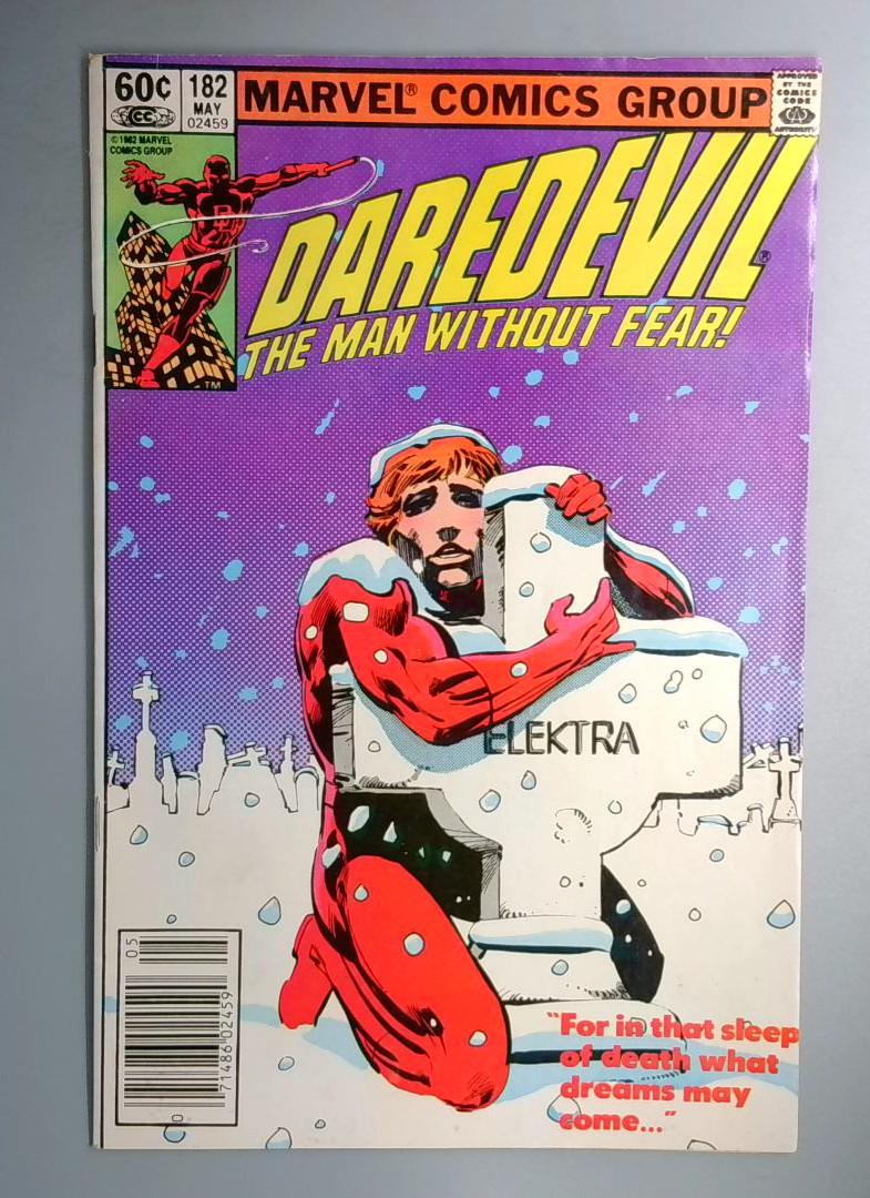 Daredevil #182 Punisher,  Newsstand Edition Marvel 1982