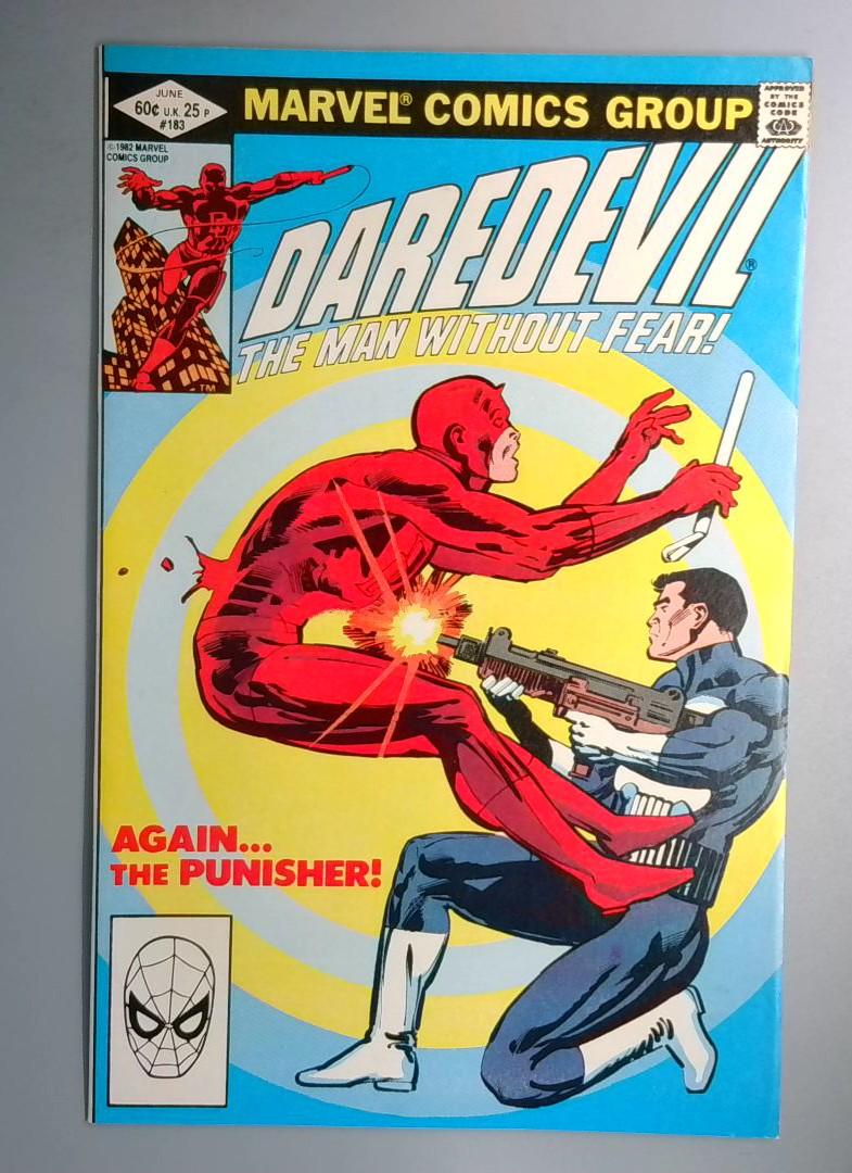 Daredevil #183 NM- 🔑1st vs Punisher/Frank Miller Marvel 1983