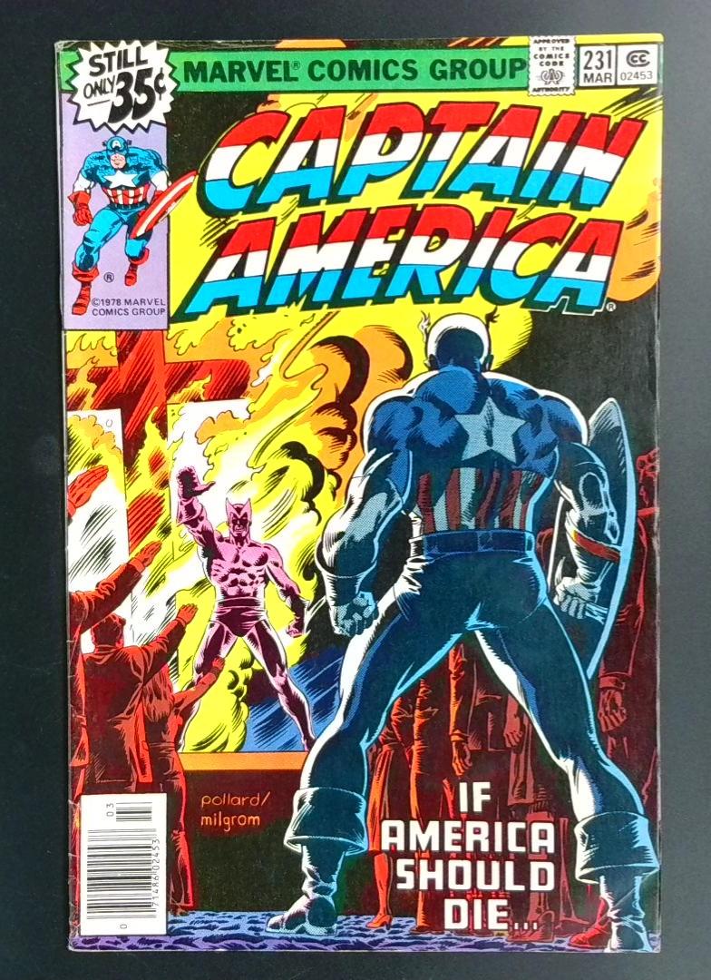 Captain America #231 FN+ Mark Jewelers Marvel 1979