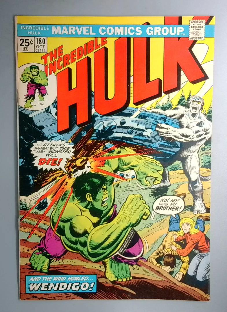 Incredible Hulk #180 NM- (9.2) 1st CAMEO Appearance of Wolverine Marvel 1974