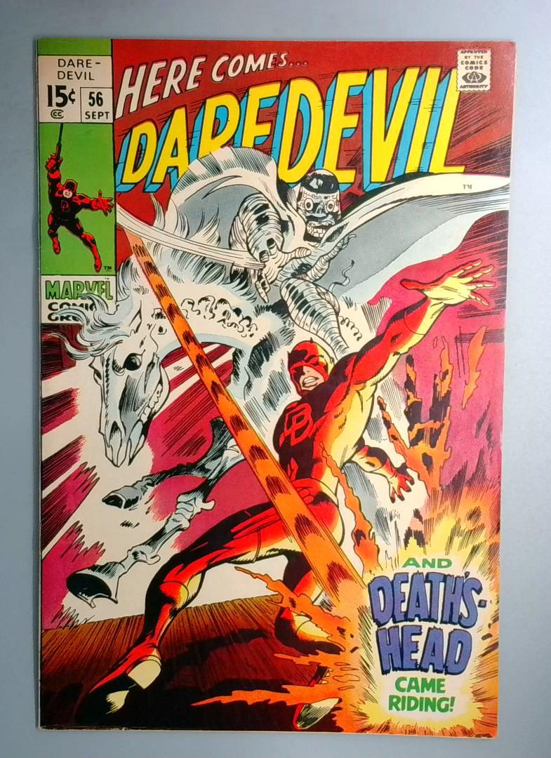 Daredevil #56 VF- 1st Appearance of Deaths-Head Marvel 1969