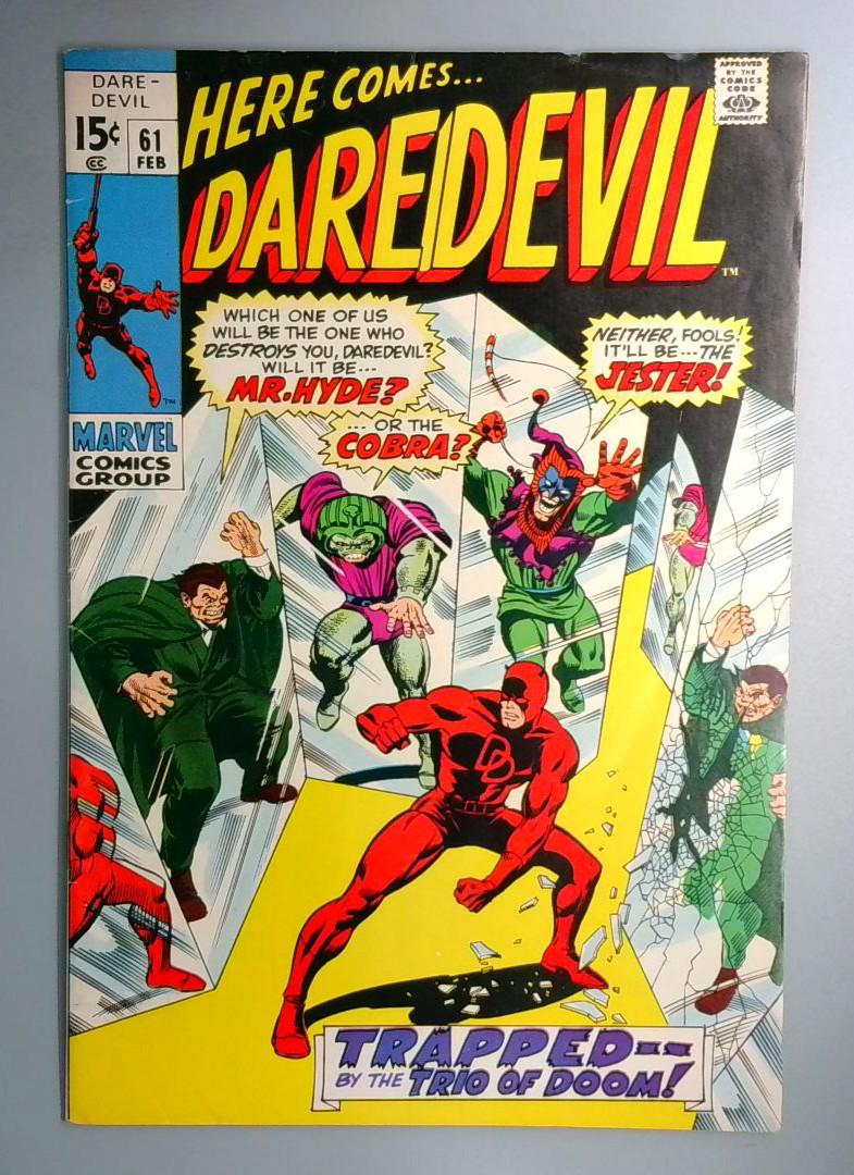 Daredevil #61 FN- Cobra Marvel 1970