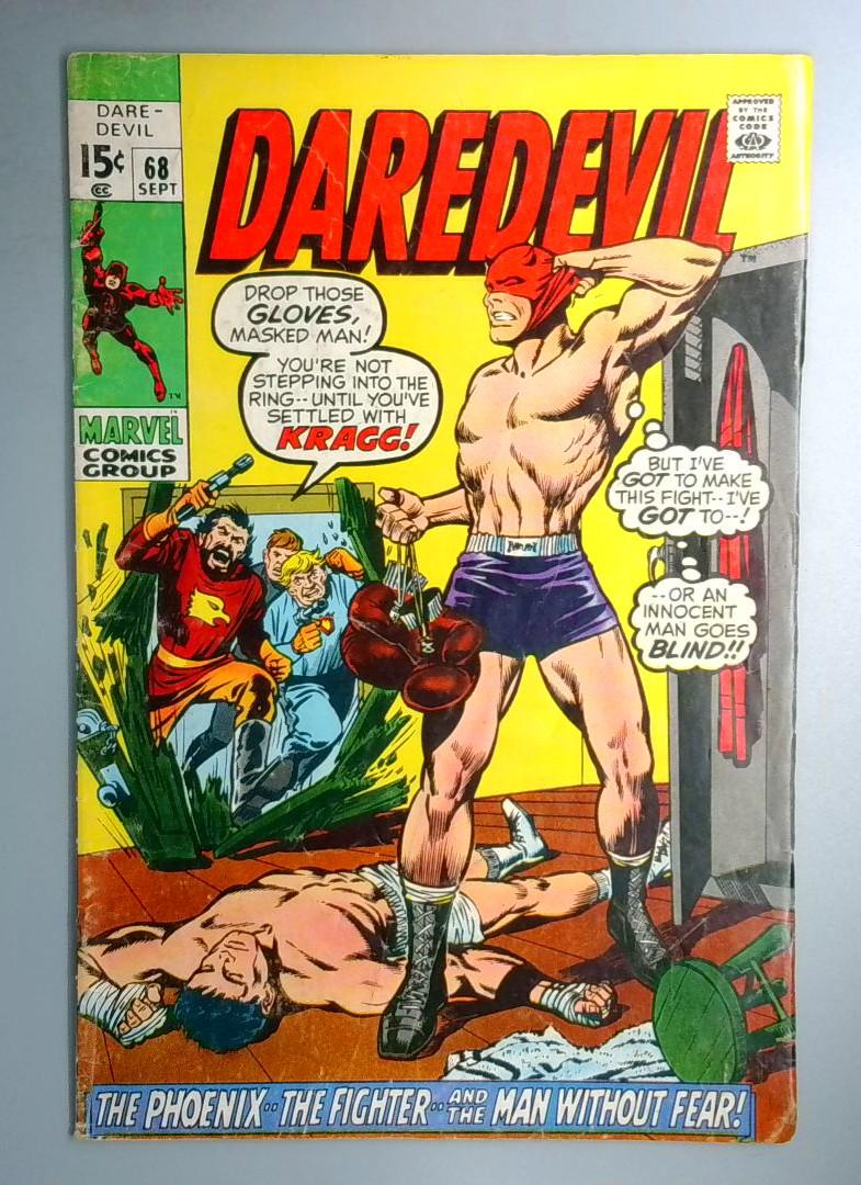 Daredevil #68 Classic Boxer Cover Marvel 1970
