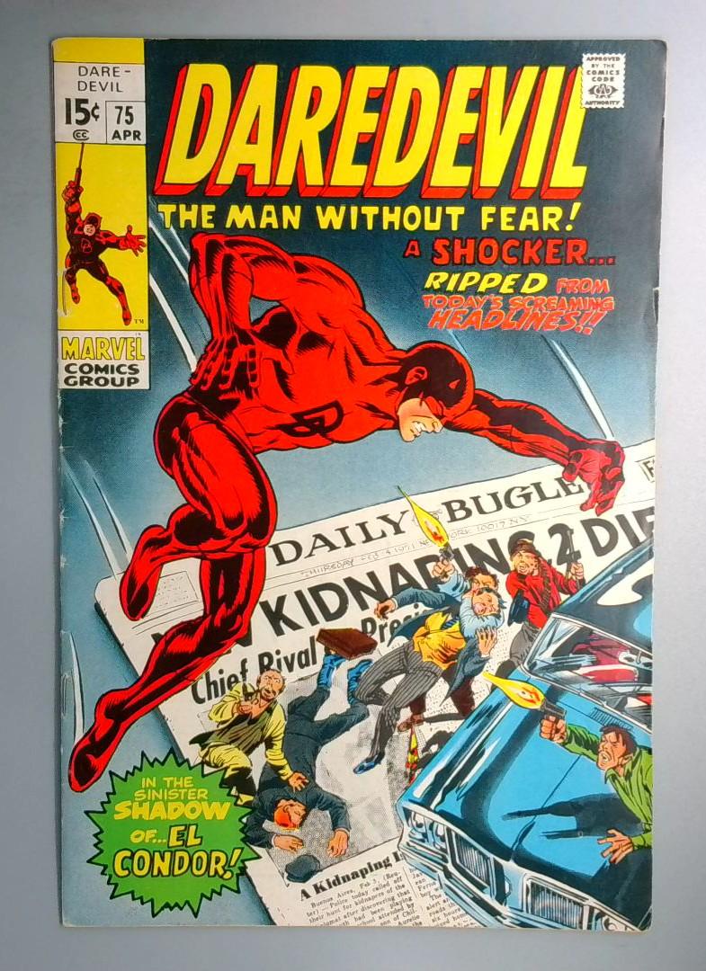 Daredevil #75 FN- 1st Appearance of El Condor Marvel 1971