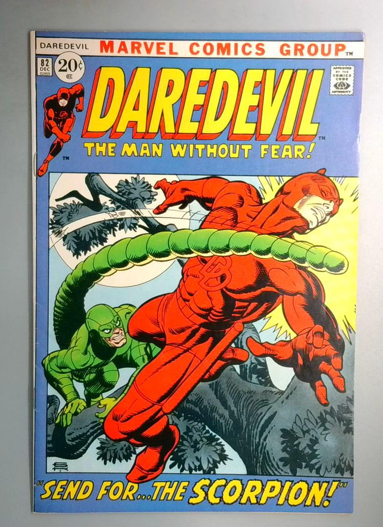 Daredevil #82 FN Scorpion Appearance Marvel 1971