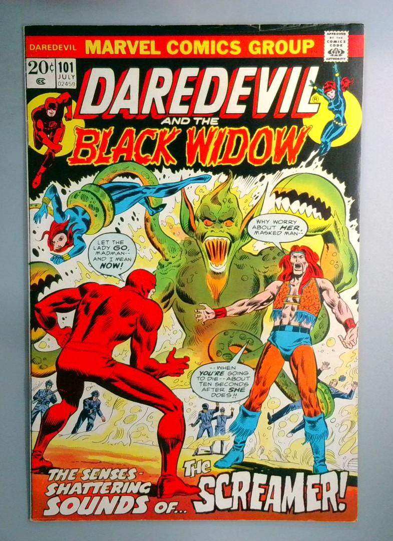 Daredevil #101 VG/FN  1st Full Appearance Angar the Screamer Marvel 1973