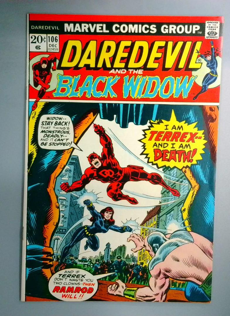Daredevil #106 VF Moondragon Appearance Marvel 1973