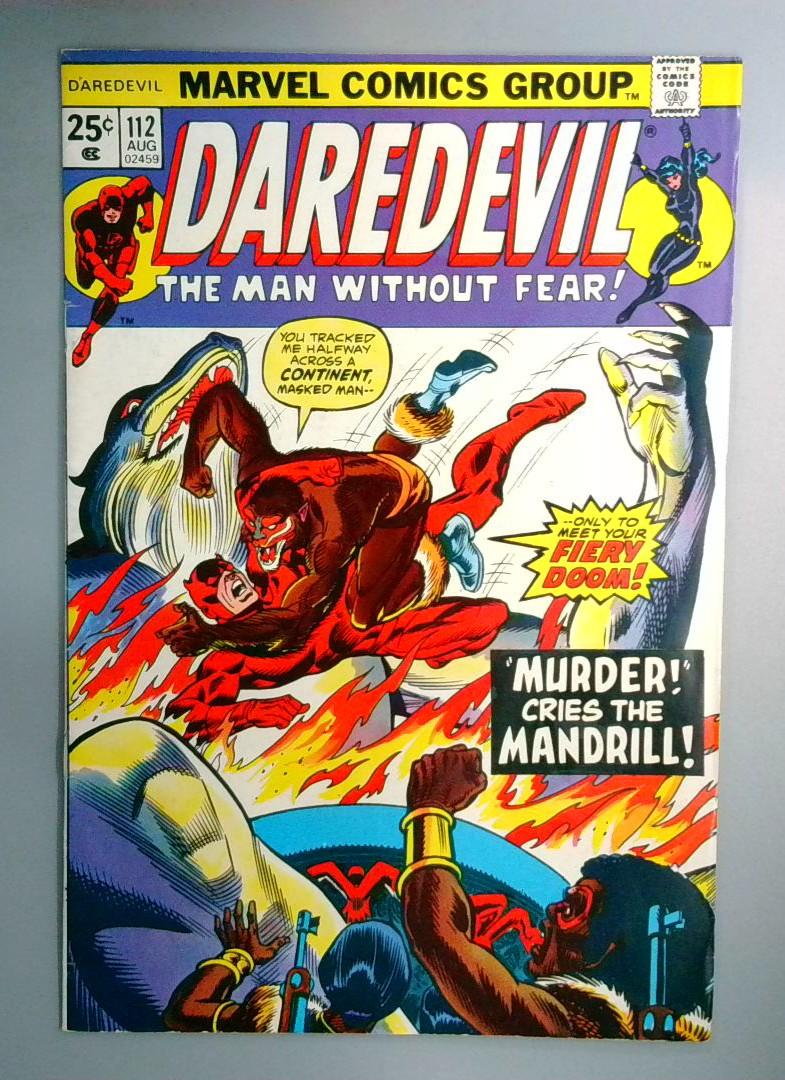 Daredevil #112 FN  Marvel Comics 1974