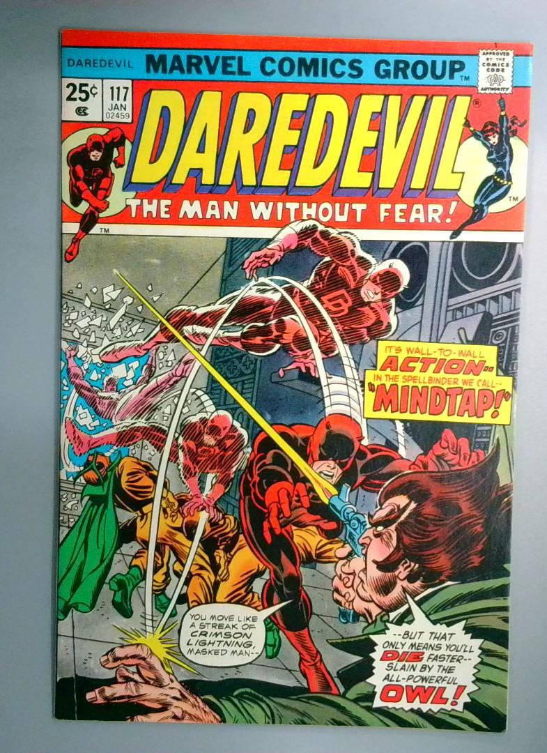 Daredevil #117 FN/VF Owl Marvel Comics 1975